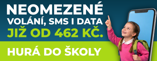 BACK TO SCHOOL - neomezené tarify pro školáky